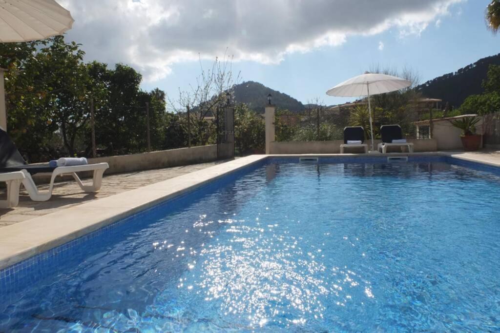 Villa Maria, Bonita Casa Con Jardin Y Piscina Privada En Andratx Exterior photo
